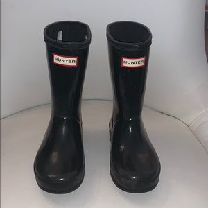 Toddler girls Black Hunter boots